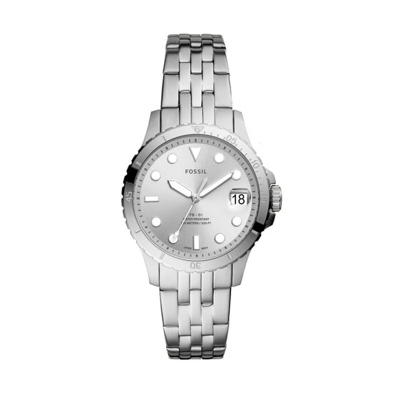 Fossil Women's FB-01 Three-Hand Date, Stainless Steel Watch