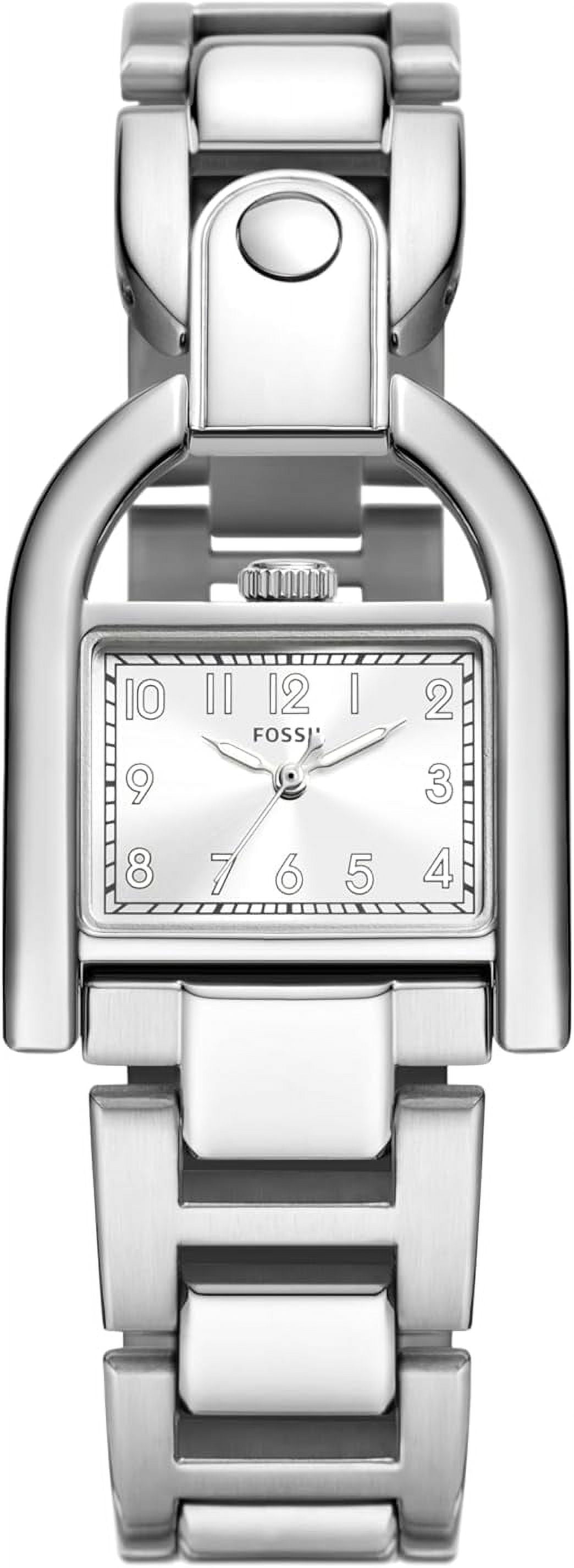 Fossil Women's Harwell Quartz Stainless Steel Three-Hand Watch, Color: Silver (Model: ES5326)
