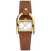 Fossil Women's Harwell Three-Hand Medium Brown Leather Watch (ES5264)