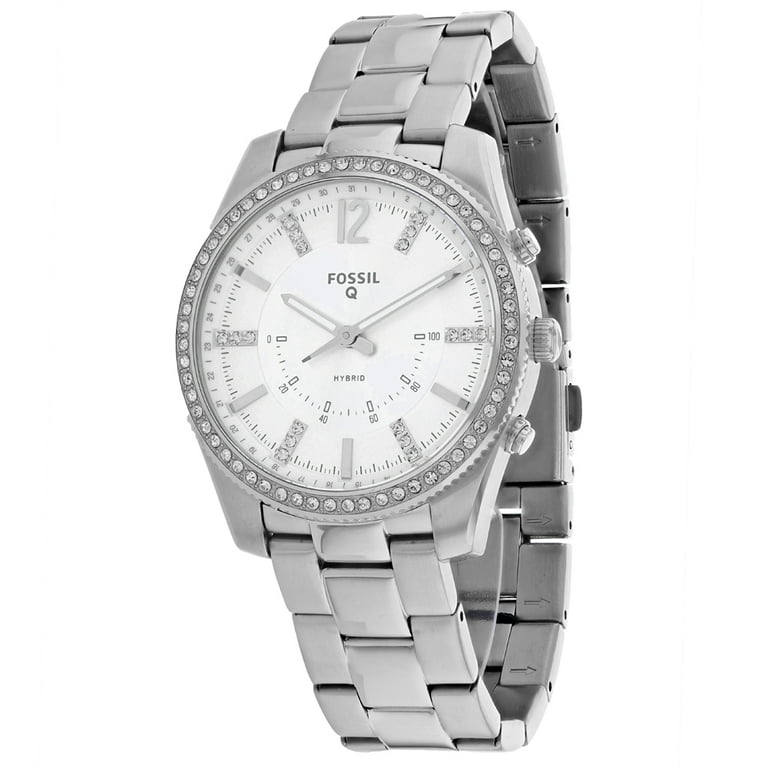 Fossil Women's Hybrid Smartwatch Q Scarlette Silver Watch