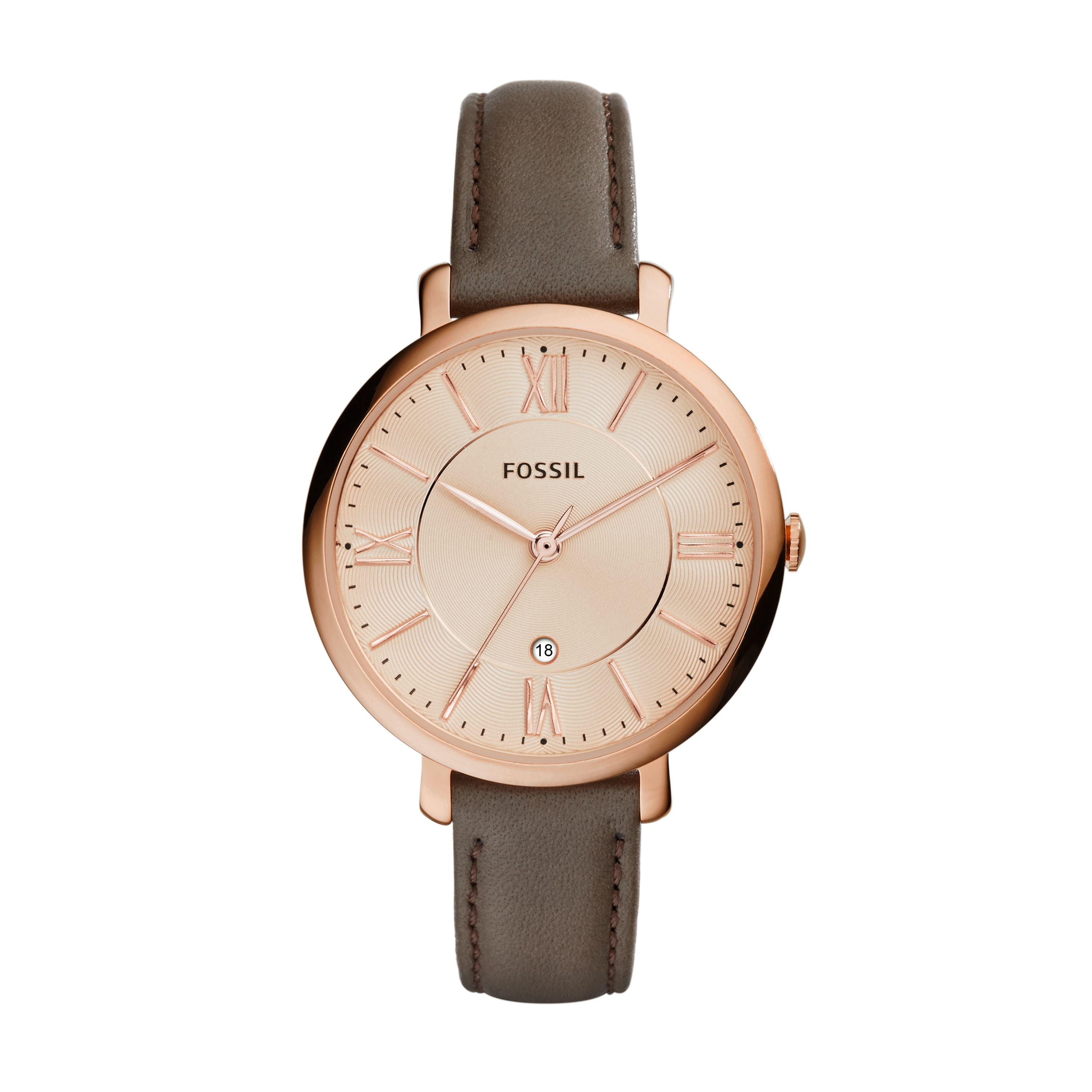 Fossil Women's Jacqueline Leather Watch, 36mm ES3843 - Walmart.com