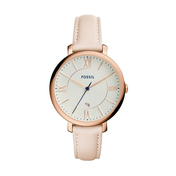 Fossil Women's Jacqueline Three-Hand Date, Rose Gold-Tone Stainless Steel Watch