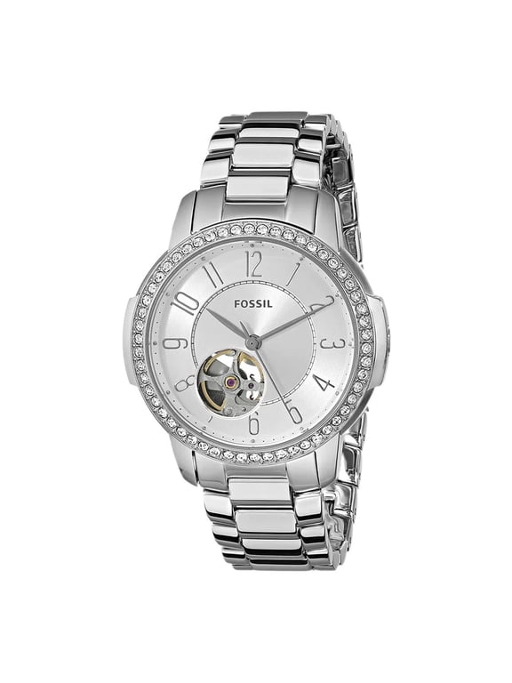 Women's ME3057 Architect Automatic Self-Wind Stainless Steel Watch - Silver-Tone
