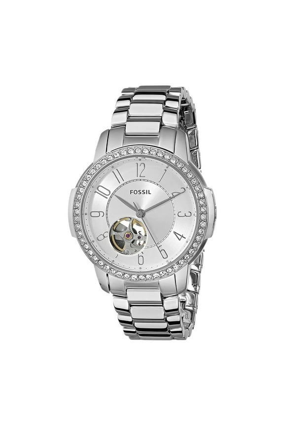 Women's ME3057 Architect Automatic Self-Wind Stainless Steel Watch - Silver-Tone