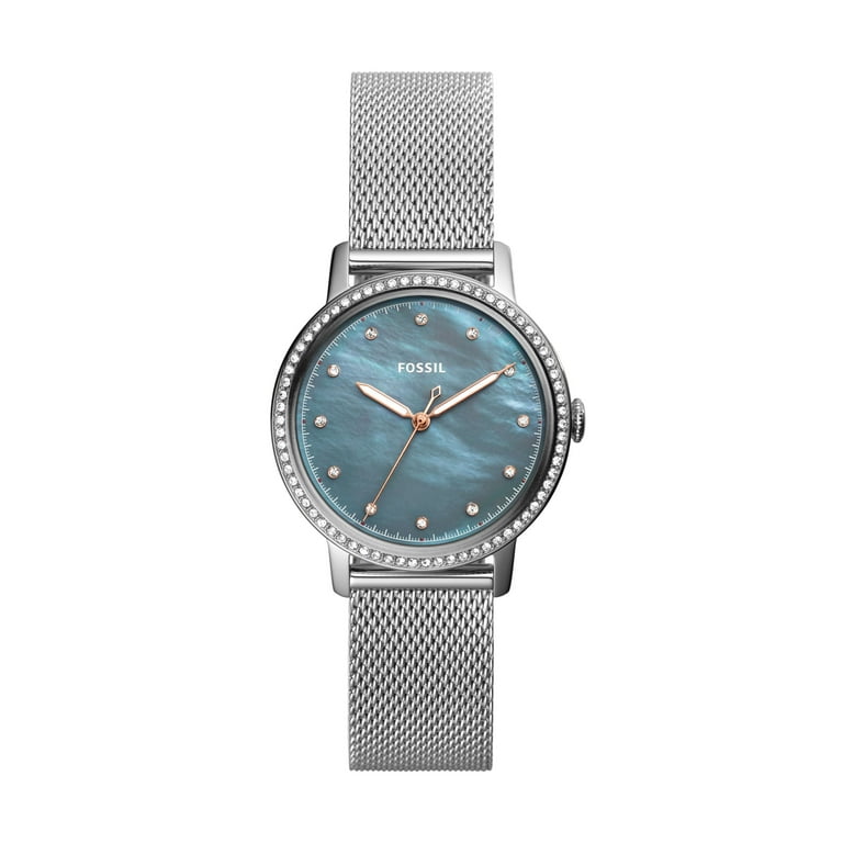 Fossil Women s Neely Silver Tone Stainless Steel Watch Style ES4313 Walmart