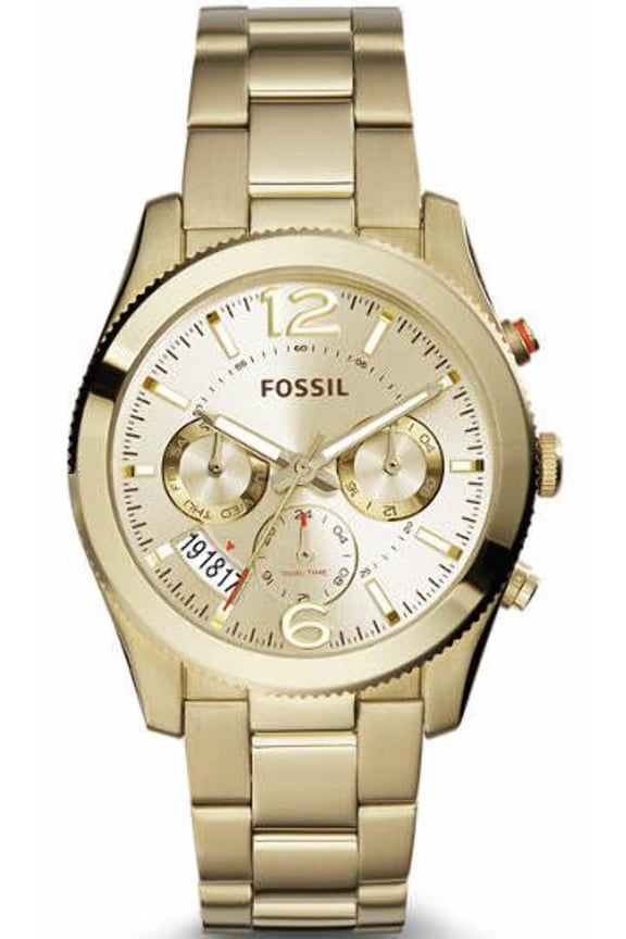 Women's Perfect Boyfriend ES3884 Gold Stainless-Steel Quartz Watch