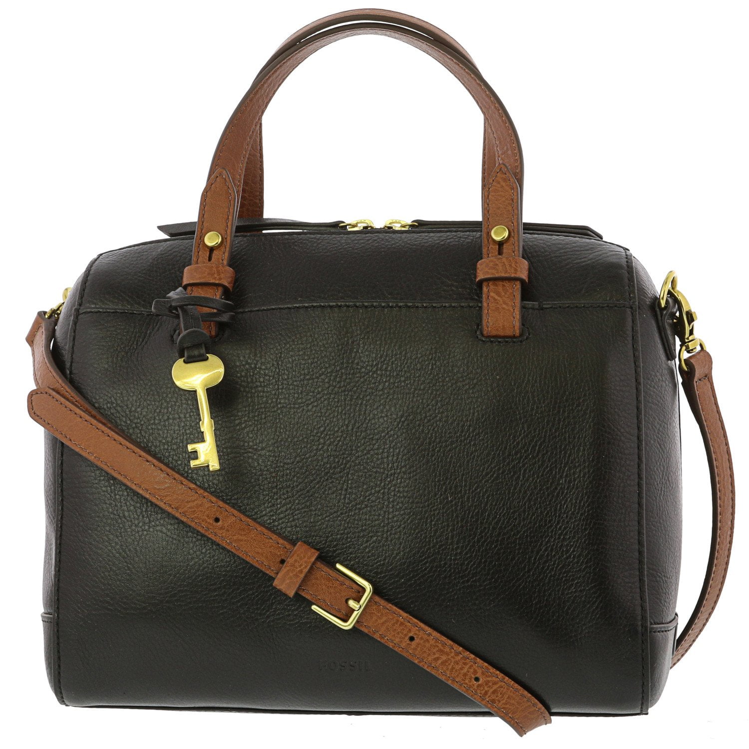 Fossil rachel satchel black new arrivals