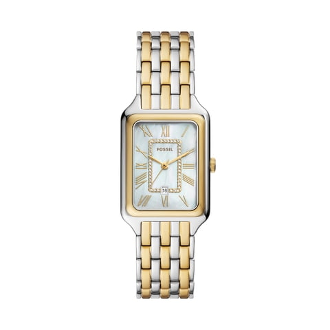 Women's Raquel Three-Hand Date, Two-Tone Stainless Steel Watch