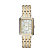 Fossil Womens Raquel Three-Hand Date, Two-Tone Stainless Steel Watch