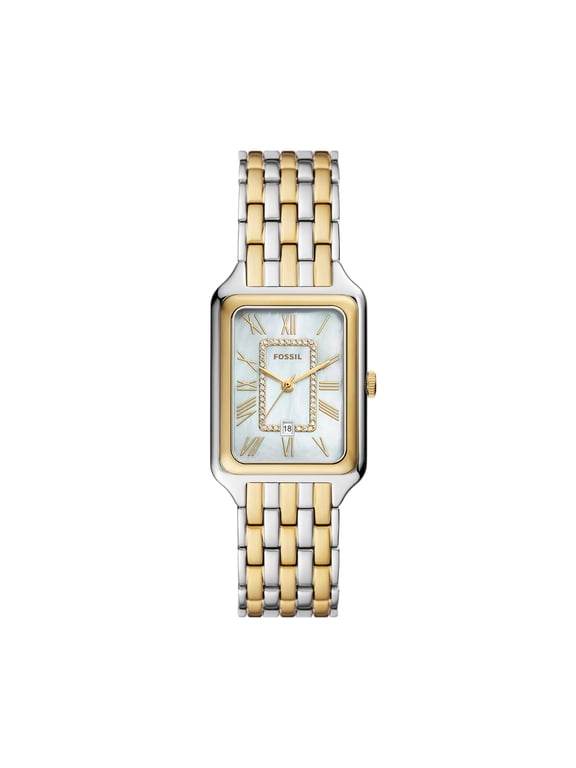 Women's Raquel 26mm Three-Hand Date, Two-Tone Stainless Steel Watch