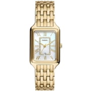 Fossil Womens Raquel Three-Hand Date, Gold-Tone Stainless Steel Watch
