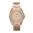 thumbnail image 1 of Fossil Riley Women's Multifunction, Rose Gold-Tone Stainless Steel Watch, 1 of 3
