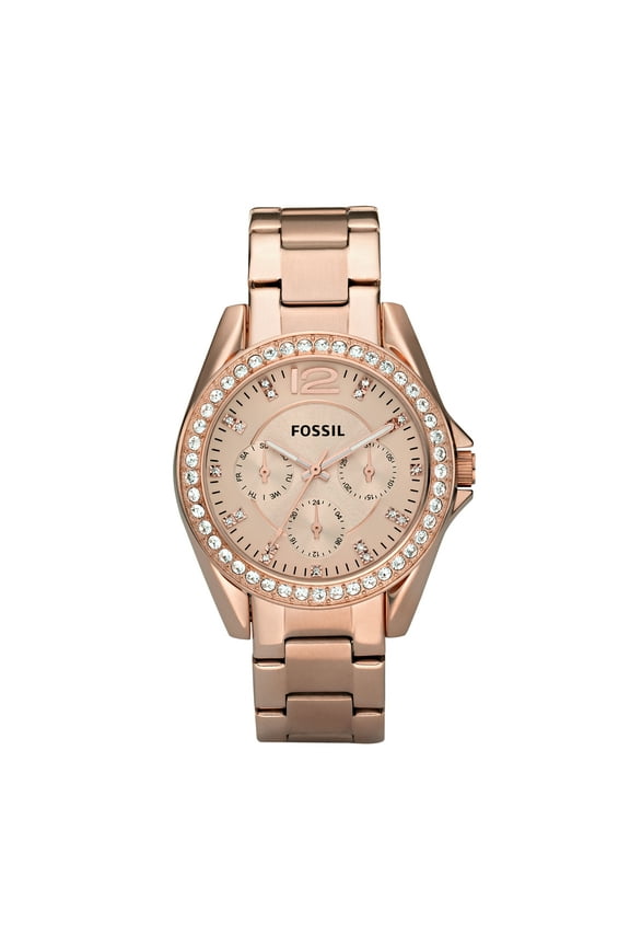 Riley Women's Multifunction, Rose Gold-Tone Stainless Steel Watch