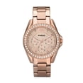 thumbnail image 1 of Fossil Riley Women's Multifunction, Rose Gold-Tone Stainless Steel Watch, 1 of 3