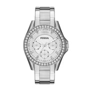 Fossil Womens Riley Multifunction, Stainless Steel Watch