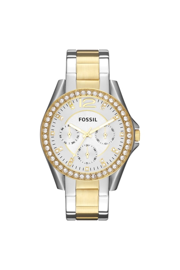 Women's Riley Multifunction, Two-Tone-Tone Stainless Steel Watch, ES3204