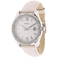 thumbnail image 1 of Fossil Women's Scarlette ES4555 Silver Leather Japanese Quartz Fashion Watch, 1 of 3