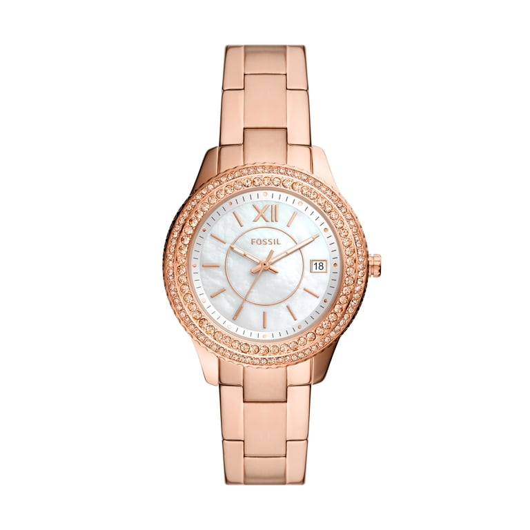stella multifunction stainless steel rose gold Amazon.com: Fossil Women main image 3