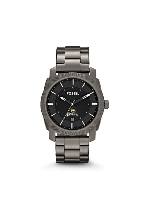 Wright State Raiders Machine Smoke Stainless Steel Watch