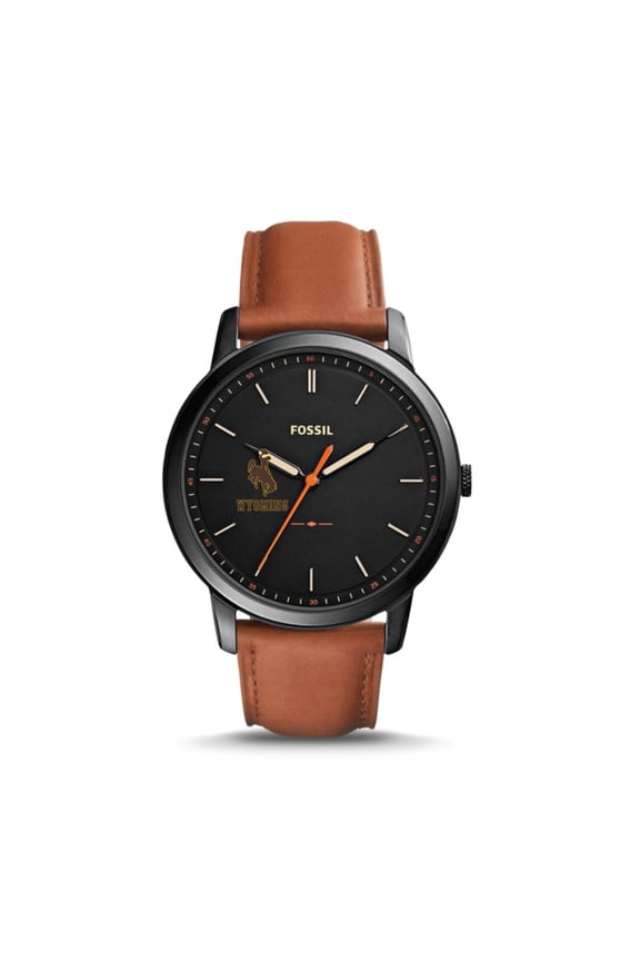 Wyoming Cowboys The Minimalist Slim Light Brown Leather Watch