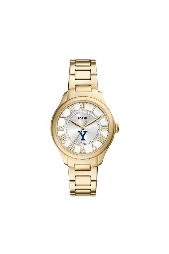 Yale Bulldogs Gilmore Gold Stainless Steel Watch