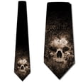 thumbnail image 1 of Fossilized Skull Necktie Mens Tie by Three Rooker, 1 of 3