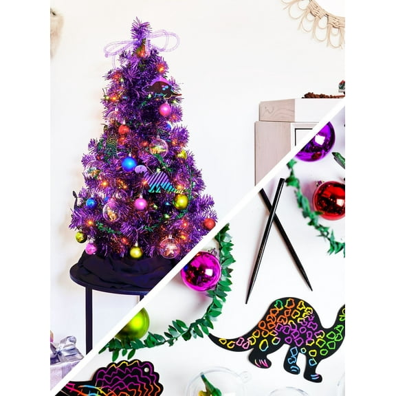 Fossington (3ft Mini Christmas Tree + 60pc Ornament Set)
