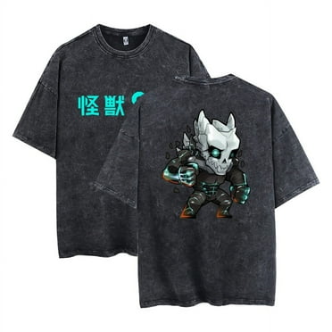 Fosskos Kaiju No.Eight T-Shirt Unisex Short Sleeve Crew Neck 100% Cotton Tee Cosplay Plus Size 2024 New Anime Merch