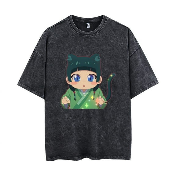 Fosskos The Apothecary Shirt Diaries Anime Maomao Graphic Tees Merch Unisex Anime Graphic Print Short Sleeve T-Shirts