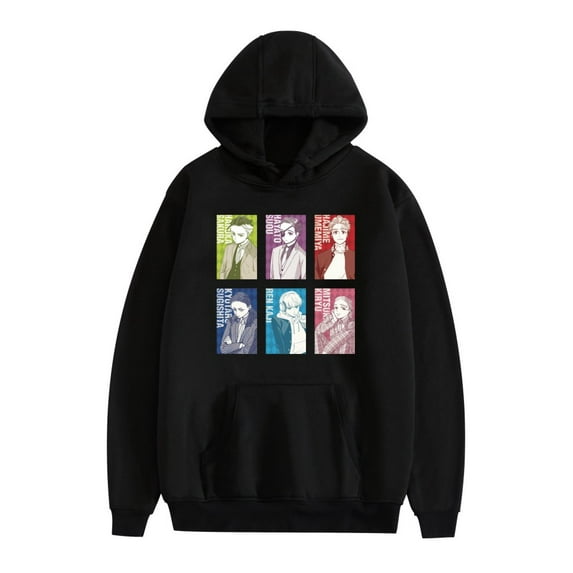 Fosskos WIND BREAKER Merch Anime Hoodie Anime Characters Graphic Long Sleeve Hooded Top for Fans