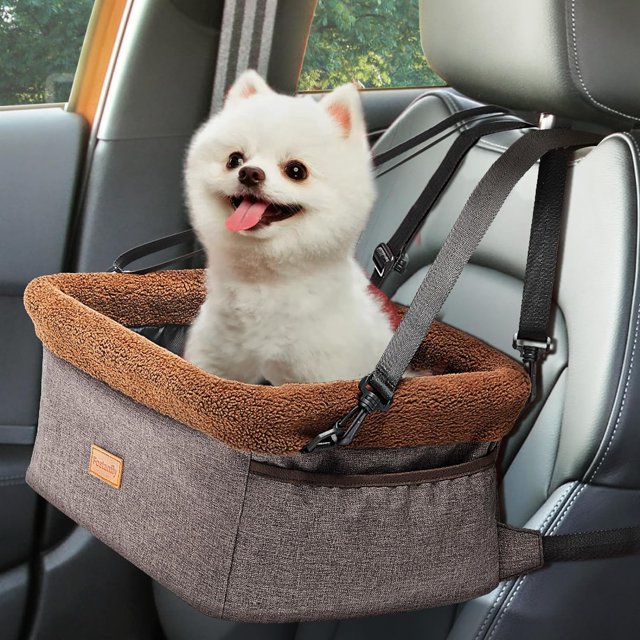 Fostanfly Dog Car Seat for Small Dogs,Upgraded Dog Booster Seat with