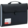 thumbnail image 1 of Fostbeen Legal Size 13 Pocket Accordian File Organizer Expanding File Folder for FC A4 Paper, Briefcase File Case with Durable Handle & Buckle Closure for School Home Business (Black), 1 of 7