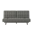 thumbnail image 1 of Lazzara Home Foster 79.5 in. Dark Gray Chenille Upholstered 2-Seater Elegant Lounger, 1 of 9