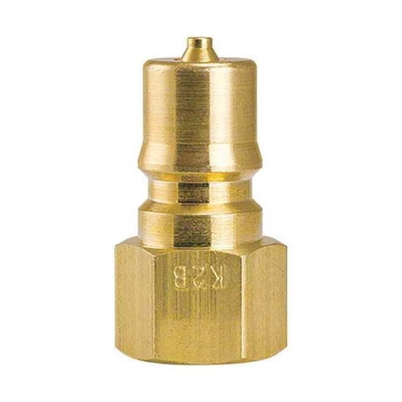 Foster Brass Plug, 1/4 in x 1/4 in FPT K2B