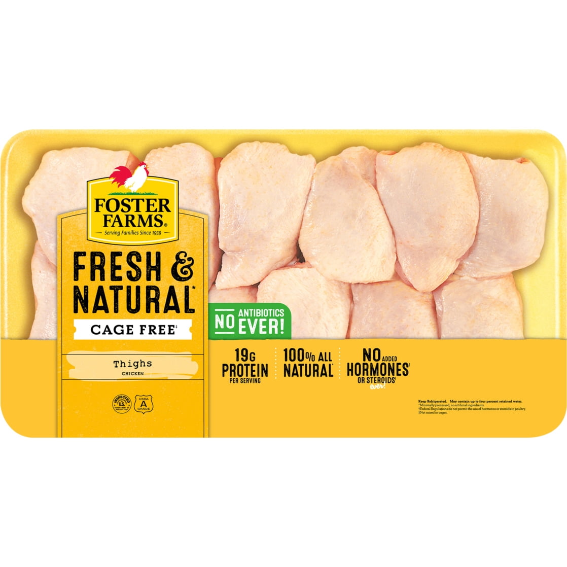 Foster Farms Fresh & Natural Chicken Thigh Value Pack