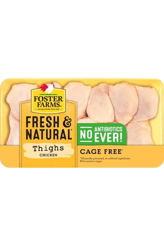 Fresh & Natural Chicken Thigh Value Pack, 4.75-5.25 lb