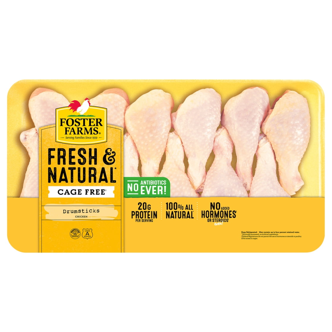 Foster Farms Fresh & Natural Cage Free Drumsticks