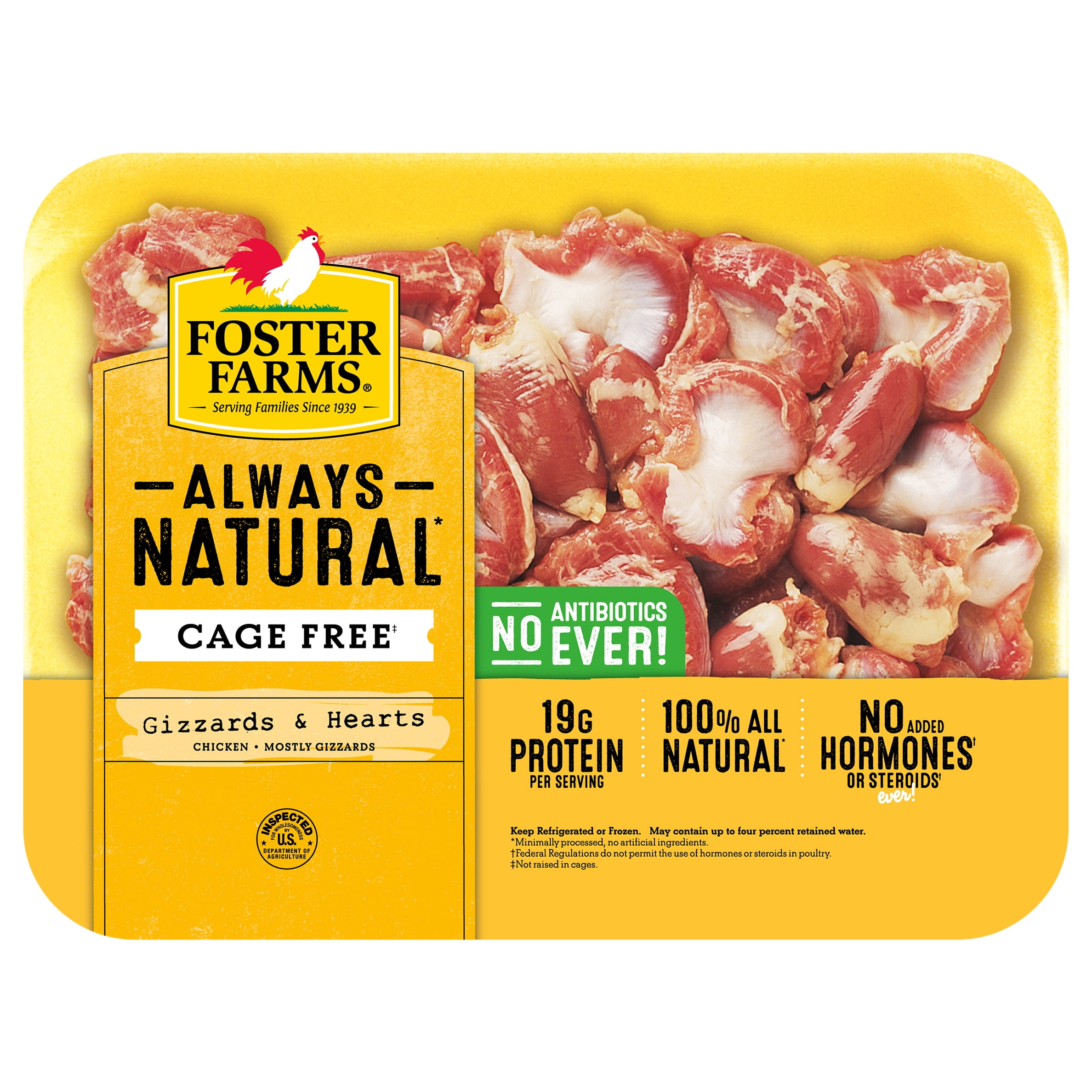 Foster Farms Fresh & Natural Cage Free Chicken Gizzards & Hearts