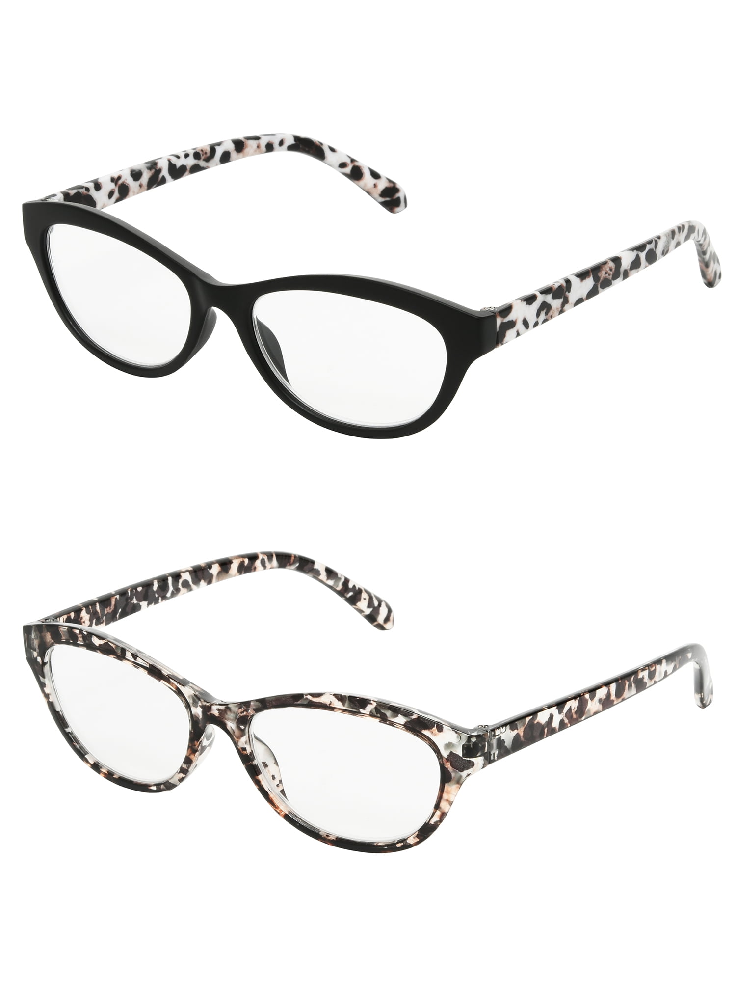 Foster Grant 2-Pack Black Cat Eye Reading Glasses