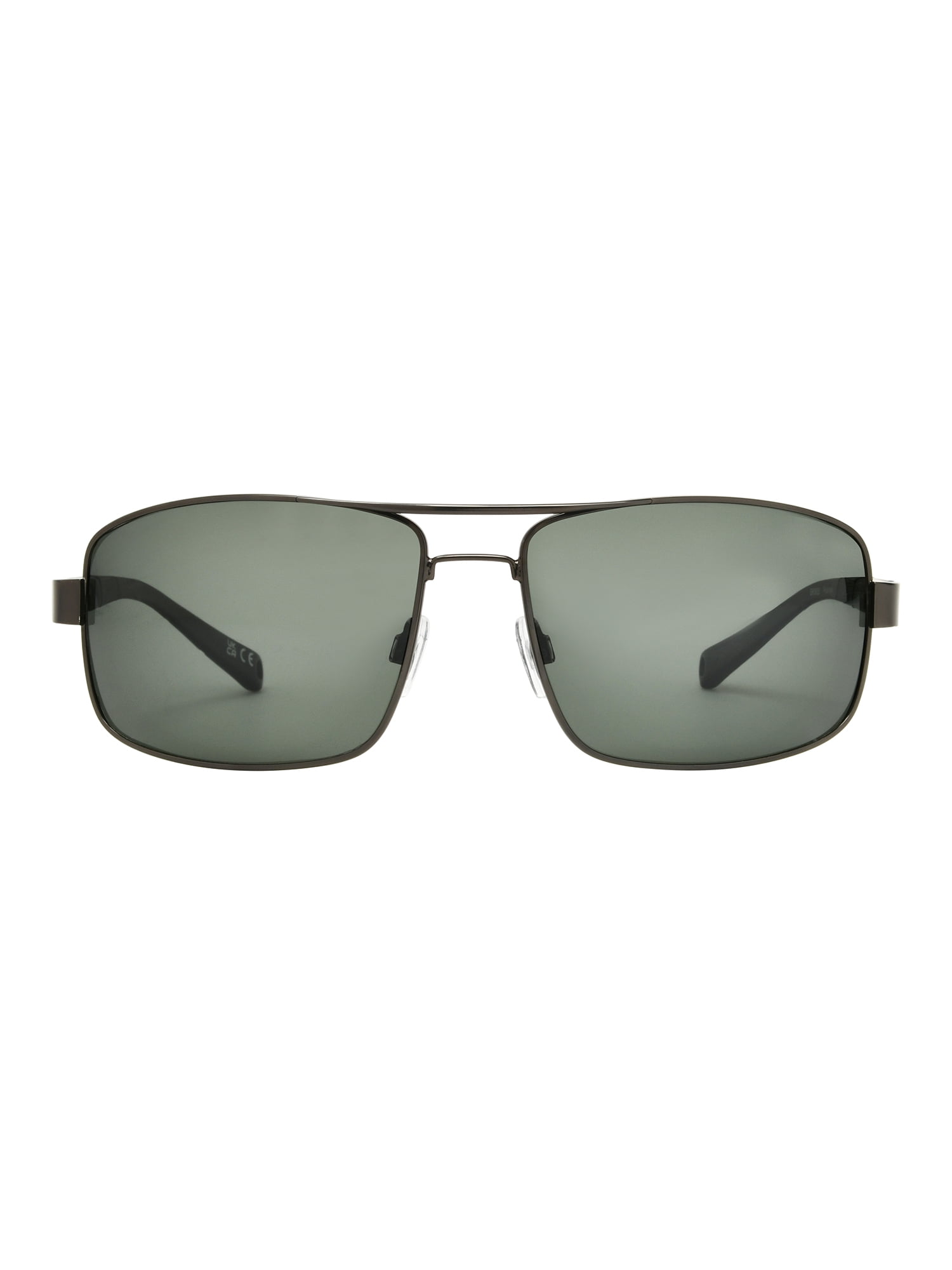 Foster Grant® All Terrain® Black Rectangular Men's Sunglasses