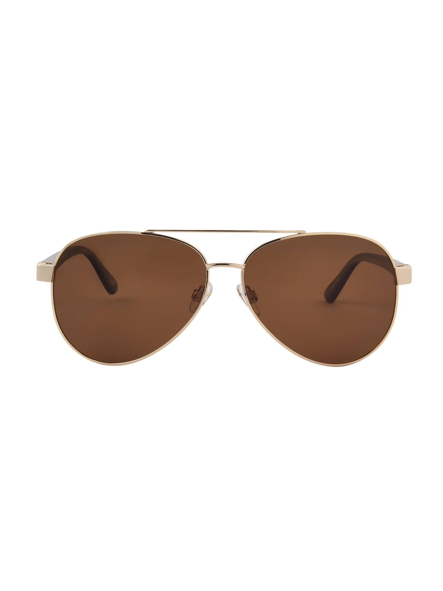 Foster Grant Aviator Gold Metal Sunglasses