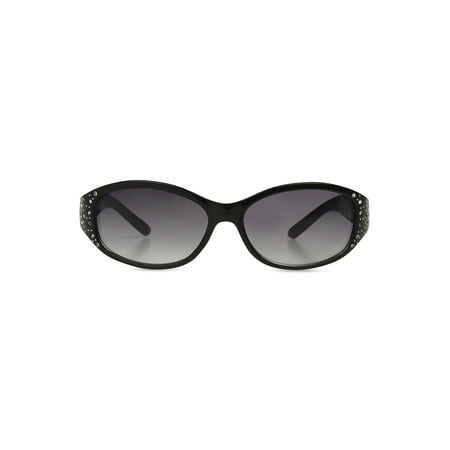 Foster Grant Black Cat-Eye Women's Polarized Sunglasses