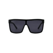 Foster Grant Cali Blue Lifestyle Men's Shield Sunglasses, Black
