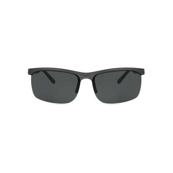 Foster Grant & Co Mens Blade Charcoal Sunglasses