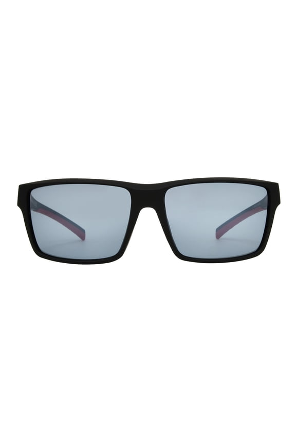 Foster Grant IRONMAN Black Rectangle Men's Sunglasses