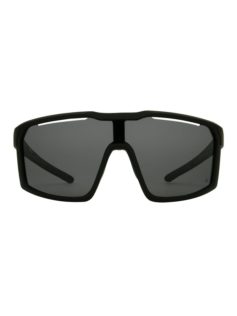 Foster Grant IRONMAN® Black Wrap-Around Men's Polarized