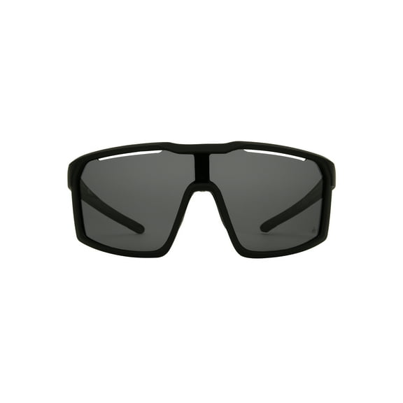 Foster Grant IRONMAN® Black Wrap-Around Men's Polarized Sunglasses