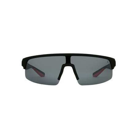 Ironman Foster Grant IRONMAN® Black Wrap Men's Polarized Sunglasses