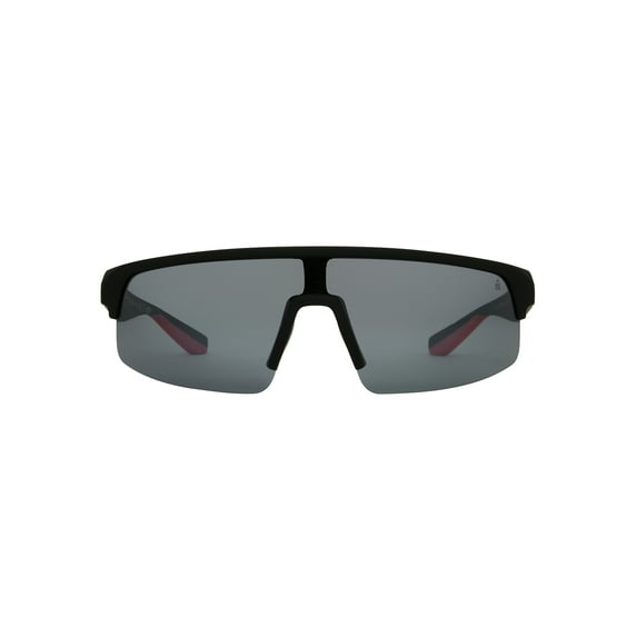 Foster Grant IRONMAN® Black Wrap Men's Polarized Sunglasses