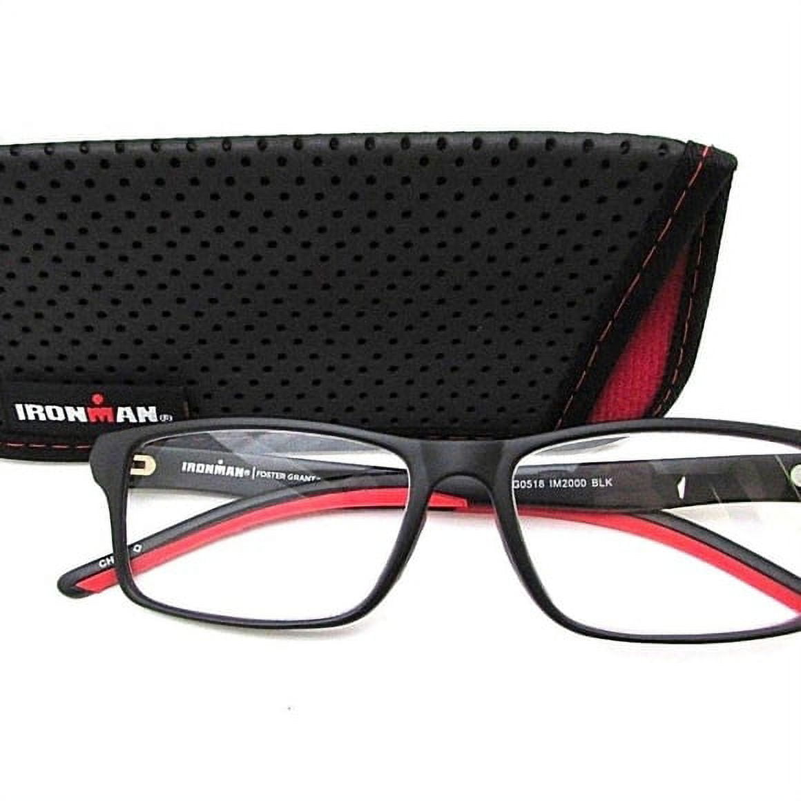 Foster Grant Ironman Reading Glasses 2000 Red/Black +1.25